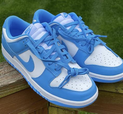 carolina blue and white dunks